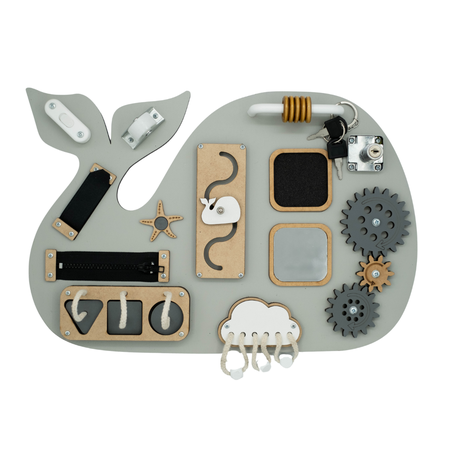 Kiani Wally the Whale Portable Activity Board for Babies and Toddlers Image
