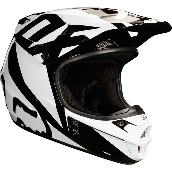 Fox V1 Race Black Helmet image