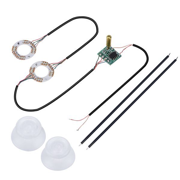 7-Color LED Thumb Sticks Compatible with PS4