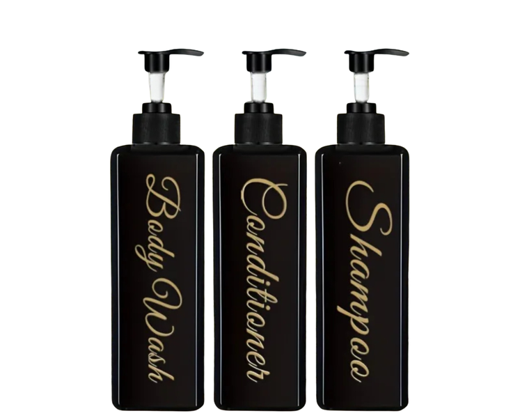 Body Wash, Conditioner and Shampoo Dispenser set - 500ml