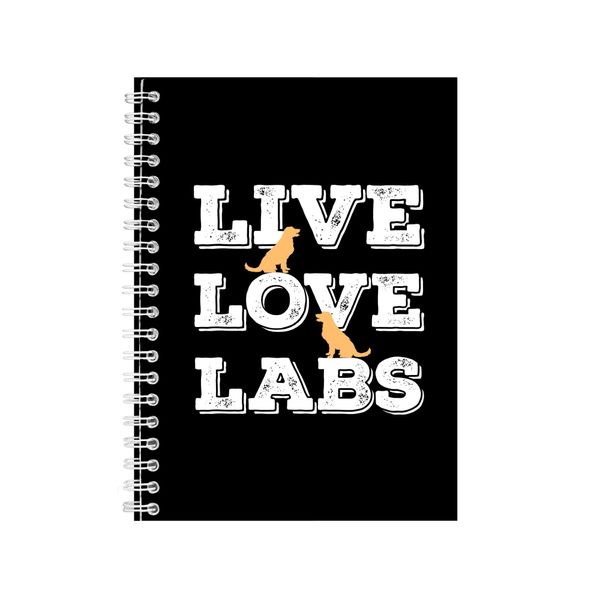 Labrador Notebook Dog Gift Idea Writing Book Notepad Pad 36