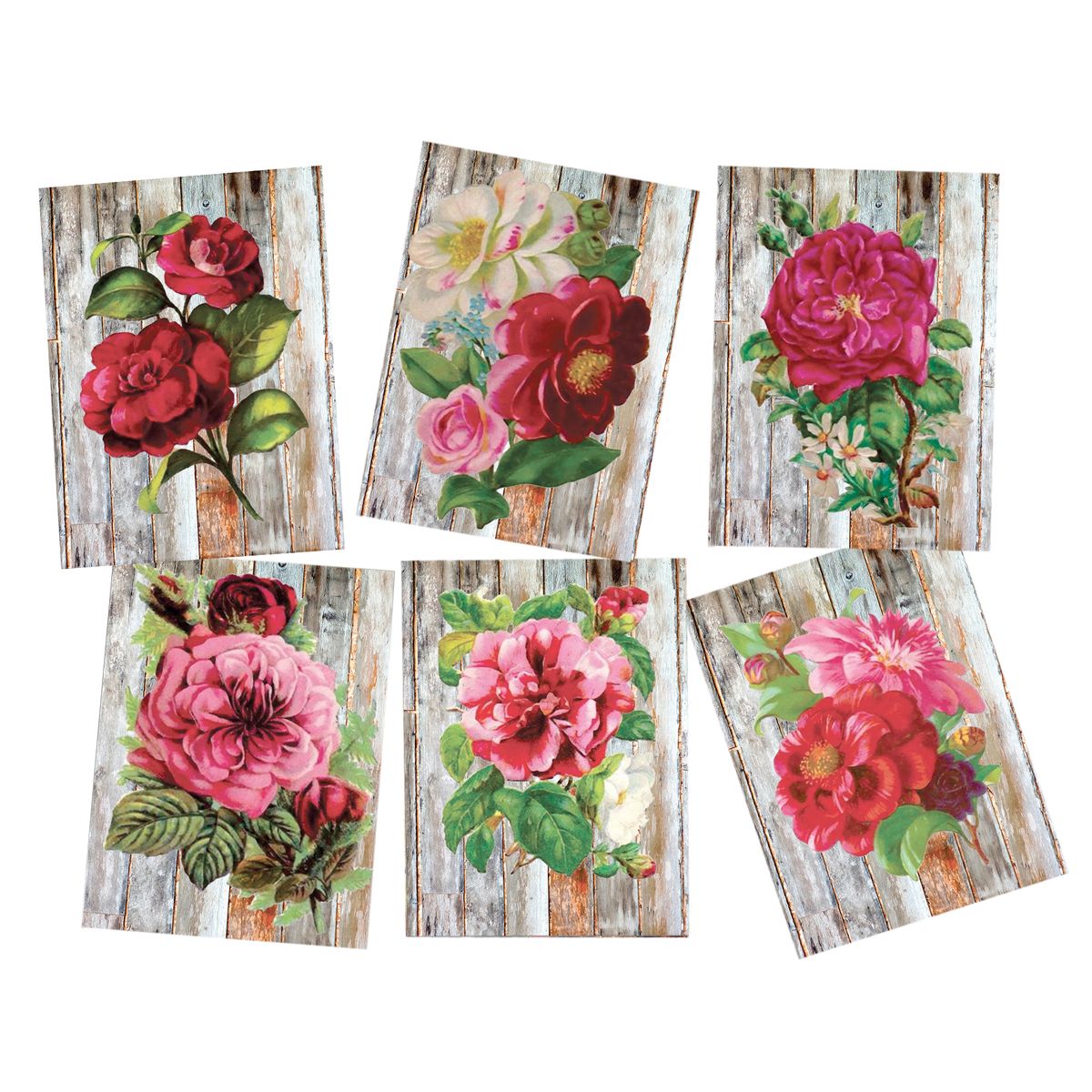 Decoupage Tear Resistant Transfers Red Floral A5 Shop Today. Get it