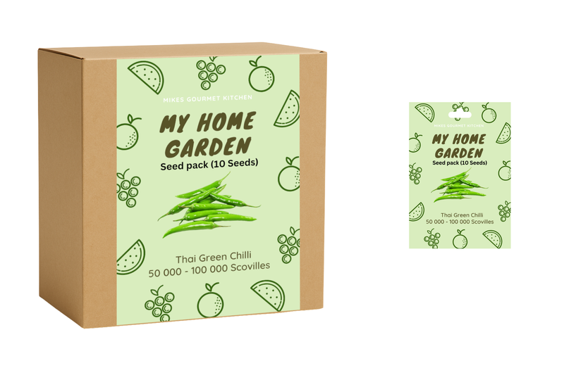 Chilli Grow Kit Complete - Thai Green chilli + Seed pack