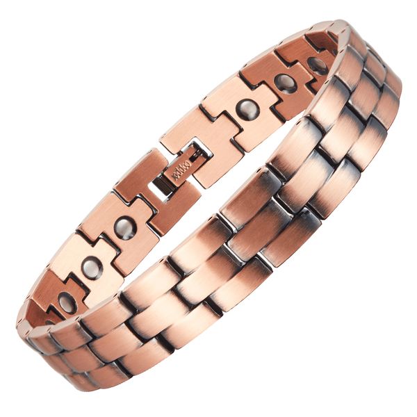Mens Copper Magnetic Bracelets, 99.9% Pure Copper Bracelet