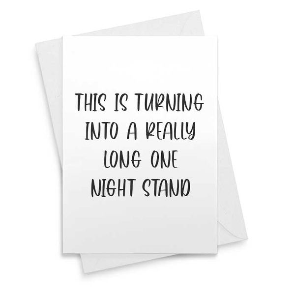 Funny Range Cards - Long One Night Stand