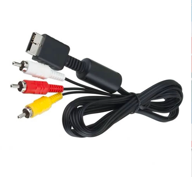 3-RCA AV Video &amp; Audio Cable for PlayStation PS2/PS3 - HDTV Ready
