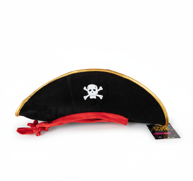 Crazy Party Tricorner Pirate Hat for Costume and Theatrical Use