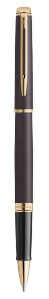 WATERMAN Hemisphere Metallic Black GT Rollerball Pen - Fine Black Ink GB