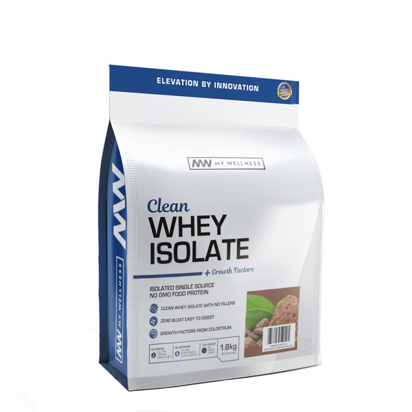 My Wellness Clean Whey Isolate Protein Powder - 1.8kg - Chocolate