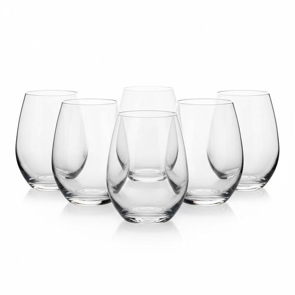 Crane Crystal Stemless Bordeaux Glass 600ml 6GB - Set of 6