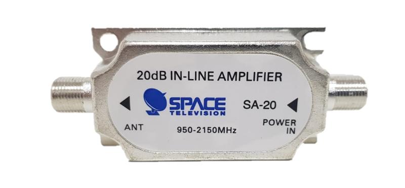 Space TV Inline Satellite IF Amplifier 20DB 950-2400Mhz