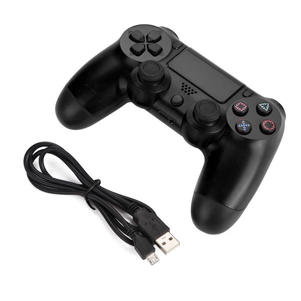 Black Multi-Color BT Controller Compatible with PS4