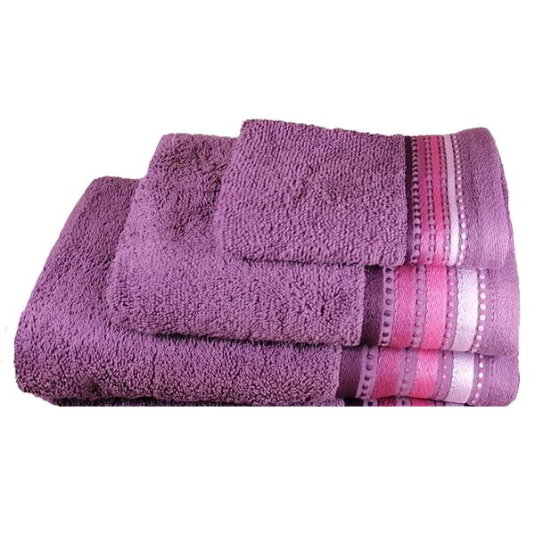 Royal Turkish Collection - 1 Facecloth - 1 Hand Towel - 1 Bath Sheet
