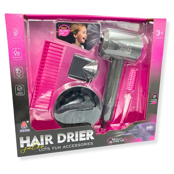 Salon Deluxe Styling Playset Toy - 6 Pieces - Toys for Girls