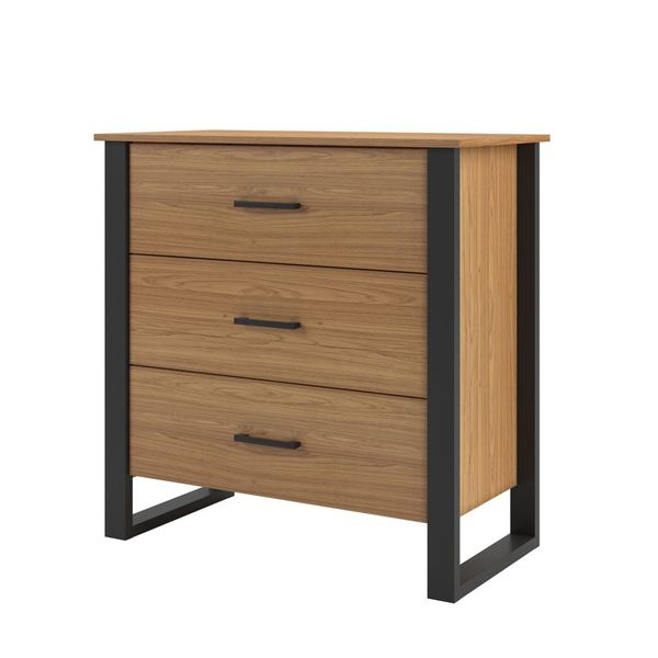 Bella Casa - Industrial Dresser - Freijo / Black