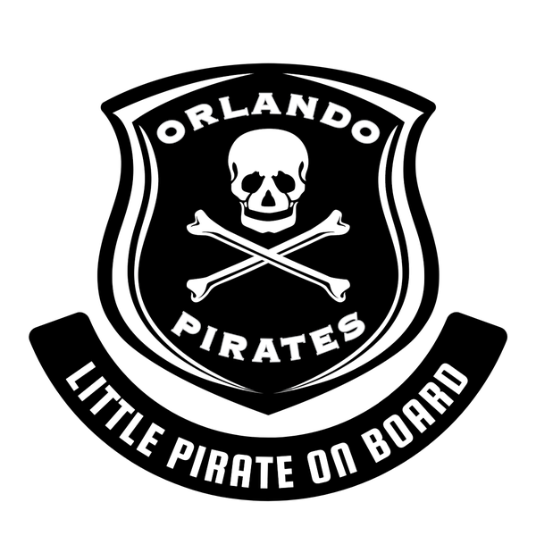 Orlando Pirates Baby on board Car Sticker