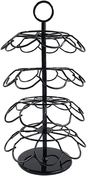 Rotatable 4 Tier 36 Coffee Capsules Storage Holder For Dolce Gusto/K Cup