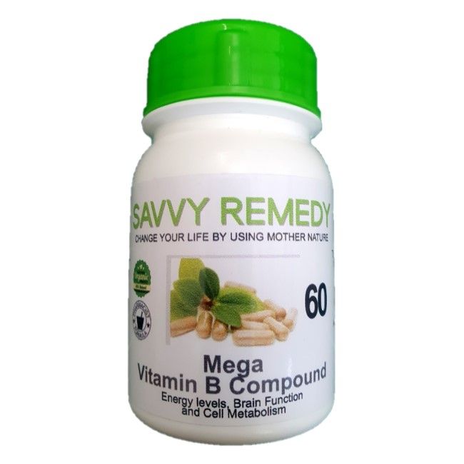 Savvy Remedy Mega Vitamin B Compound 60 capsules Shop Today. Get