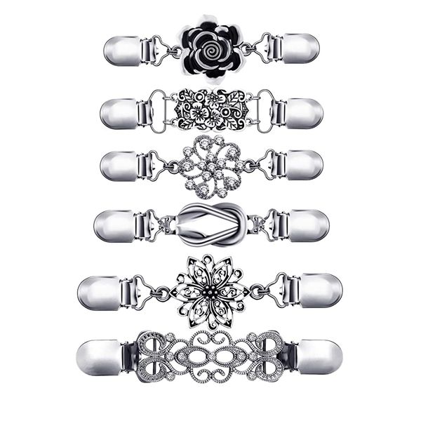 Fashion Clothing Accessories Vintage Cardigan Clip - Set of 6 - 5cm