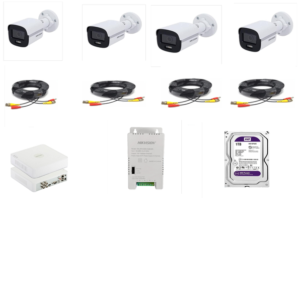 Hikvision outdoor set cctv kit