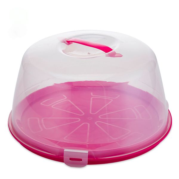 Travel Cake Carrier Box with Handle and Lock for Cake and Desserts