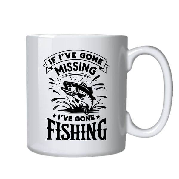 Fishing Missing Ideal Dad Birthday Christmas Gift Mug Cup 402