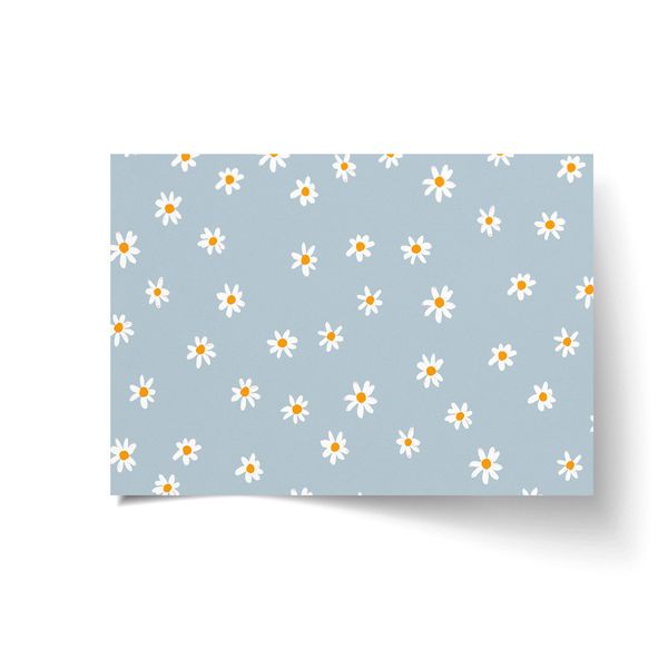 A3 Disposable Paper Placemat Set - Illustrated Daisies
