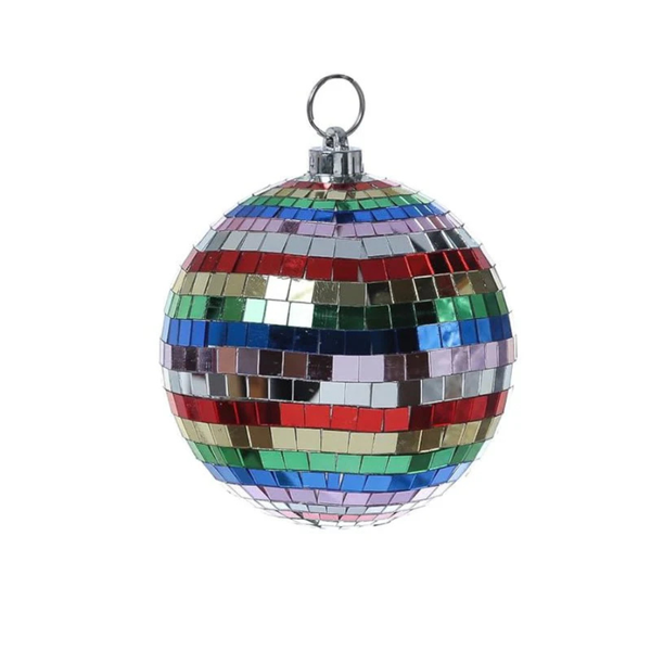 CMB-10 10 Multicolour Mirror Disco Ball - 250mm Decorative Light Effect