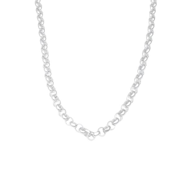 8mm X 550mm Rollo Silver Chain