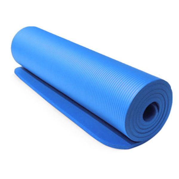 Non Slip NBR Foam Exercise &amp; Yoga Mat for Indoor &amp; Outdoor Use - Blue