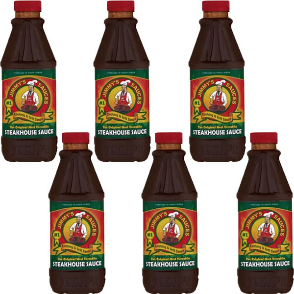 Jimmy's Sauces Steakhouse Marinade - 6 x 750ml