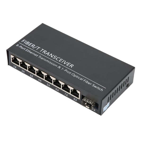 8-Port Gigabit Single Mode Fiber Switch
