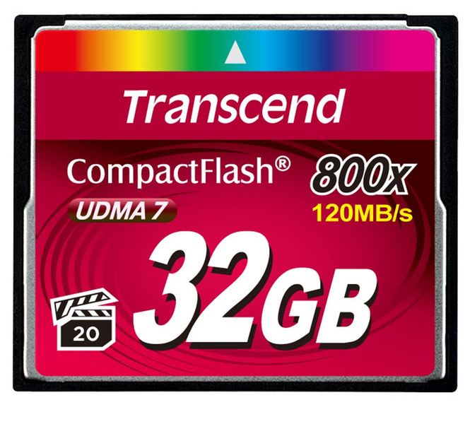 Transcend CompactFlash 800 32GB Memory Card