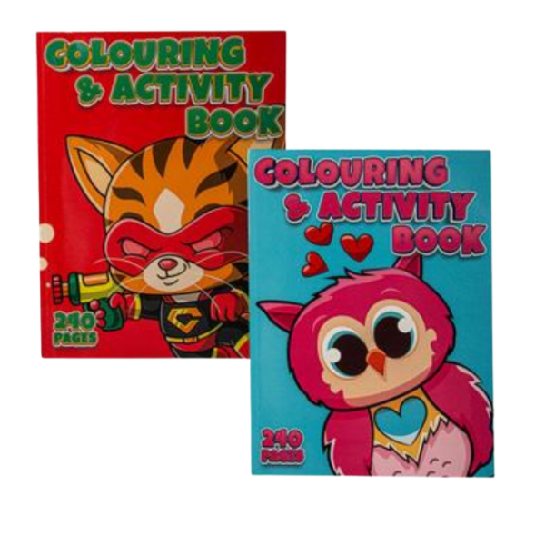 Colouring And Activity Book - Set of 2
