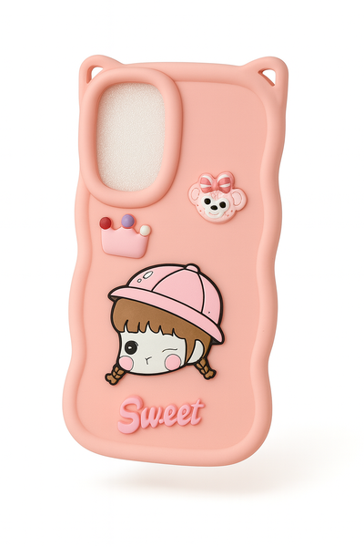 Cute 3D Cartoon Silicone Phone Case Cover Compatible with Honor 400 Lite