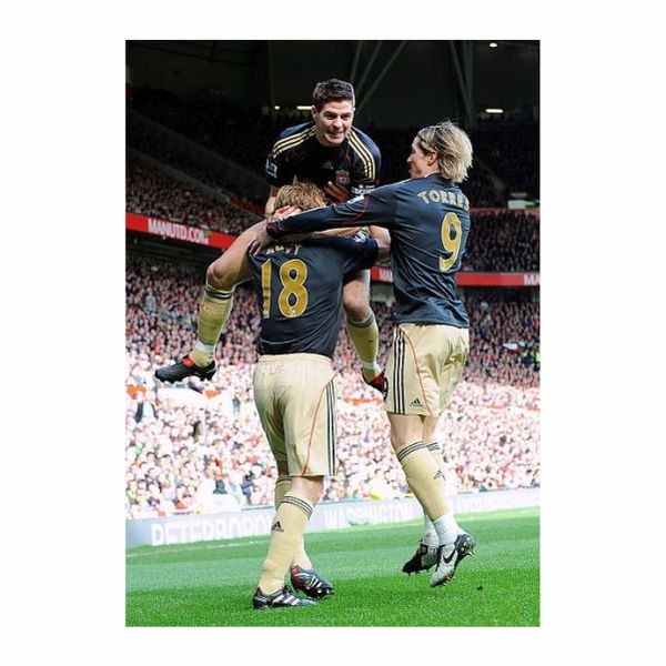 Liverpool Goal At Old Trafford Poster - A1