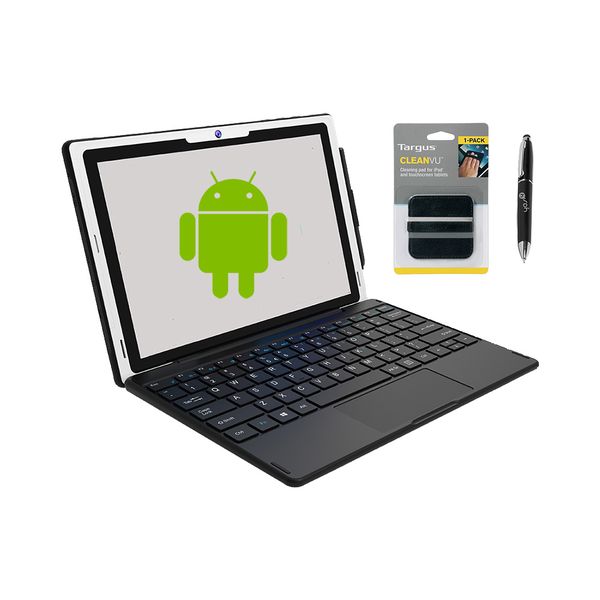 Mecer Xpress DX10-66-LTE 10.1" Ruggedized Android 2-in-1 Tablet Bundle
