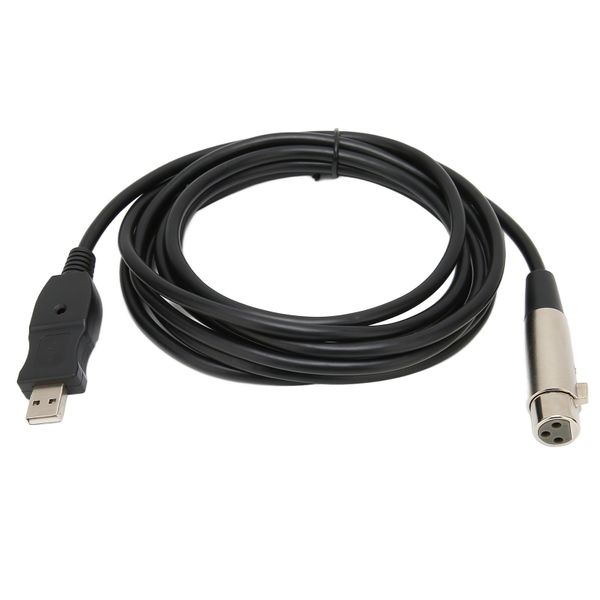 USB Male to 3-Pin XLR Female Cable 3M