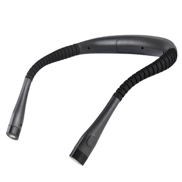 LED Neck Reading Light, Book Light, Rechargeable, 3 Colors &amp; 3 Brightness