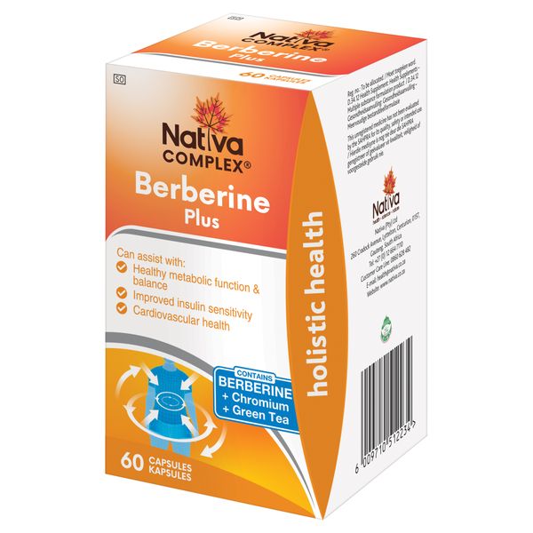 Nativa Complex Berberine Plus Capsules - 60's