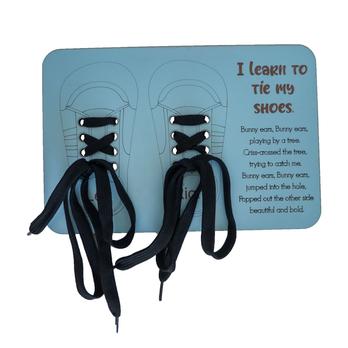 Learn To Tie My Shoe Laces English Shop Today. Get it Tomorrow