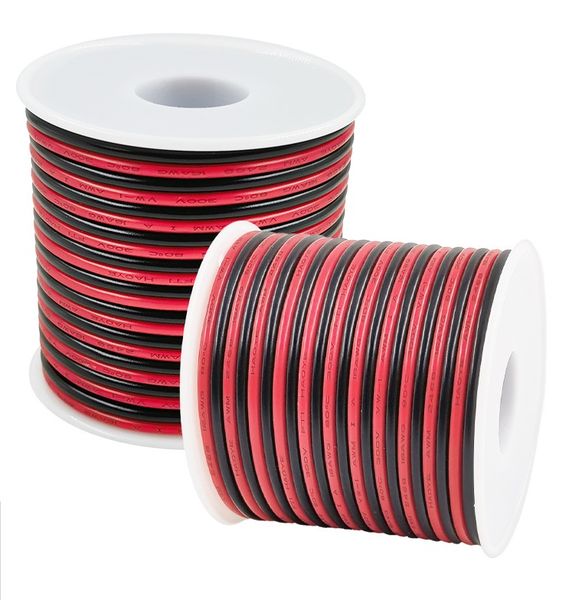 Twin Flex Speaker Wire 1.1mm Red/Black