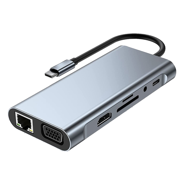 11 in 1Usb C Hub Docking Station with 4K Hdmi-Compatible Type C Pd
