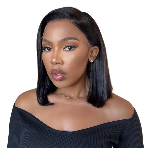 12"Inches Glueless Brazilian Hair Wig