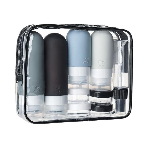 16 Pack Travel Bottles Set - TSA Approved Leak Proof
