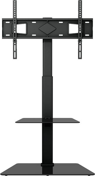 Anchor Home TV Floor Stand with Glass Shelve Base for 37-70 inches flat TV