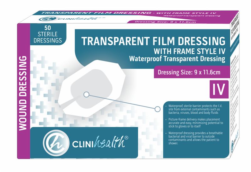 Dressing Transparent Film with Frame style IV - 9 11.6cm - 50s