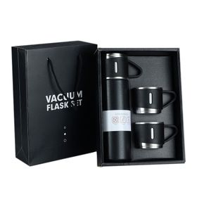 500ml Stainless Steel Vacuum Flask Gift Set with Mugs Shop