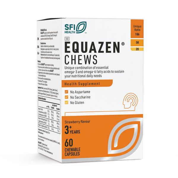 Equazen Omega-3 &amp; Omega-6 Fatty Acids Chewable Capsule 60s
