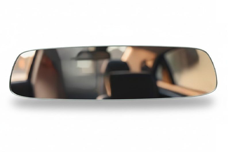 Easy Clip-on Wide Angle Universal Frameless Rear View Mirror Interior